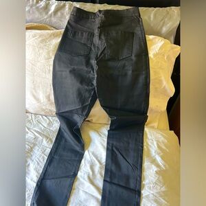 Pleather skinny pants